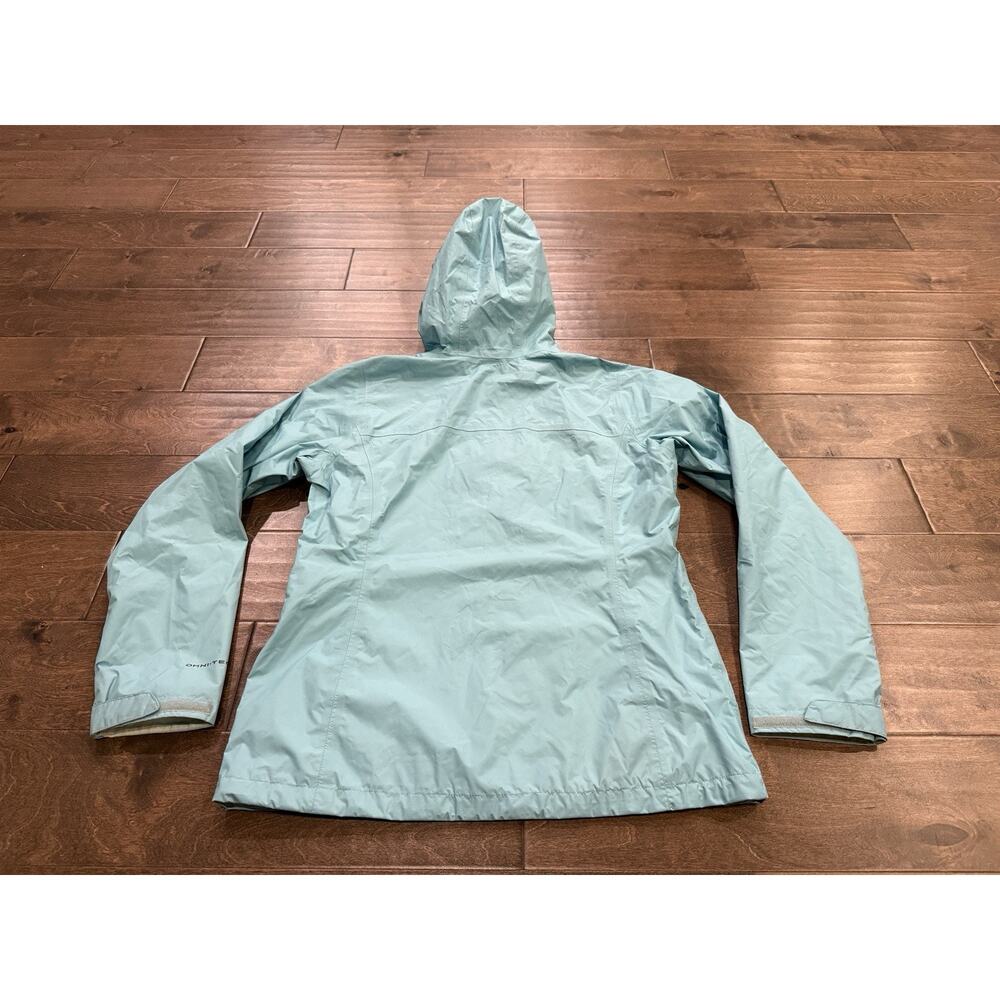 Columbia Womens Blue Arcadia II Jacket Hooded Waterproof Size S SMALL RL2436 - Picture 3 of 9